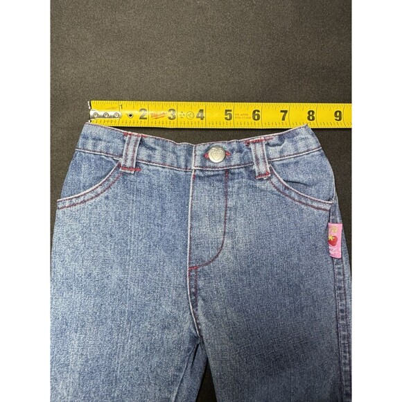 Vintage 2006 Berry Wear Strawberry Shortcake Denim Capri Shorts 0-3M Y2K EUC - Picture 7 of 8